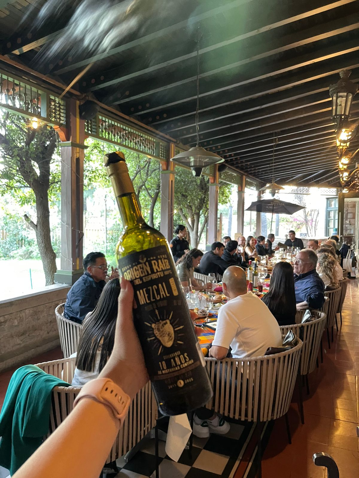 CATA DE MEZCAL EN LA FINCA