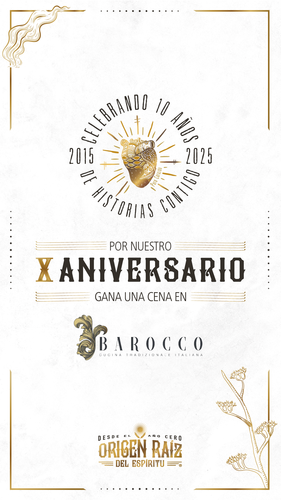 Gran Rifa X Aniversario - Barocco