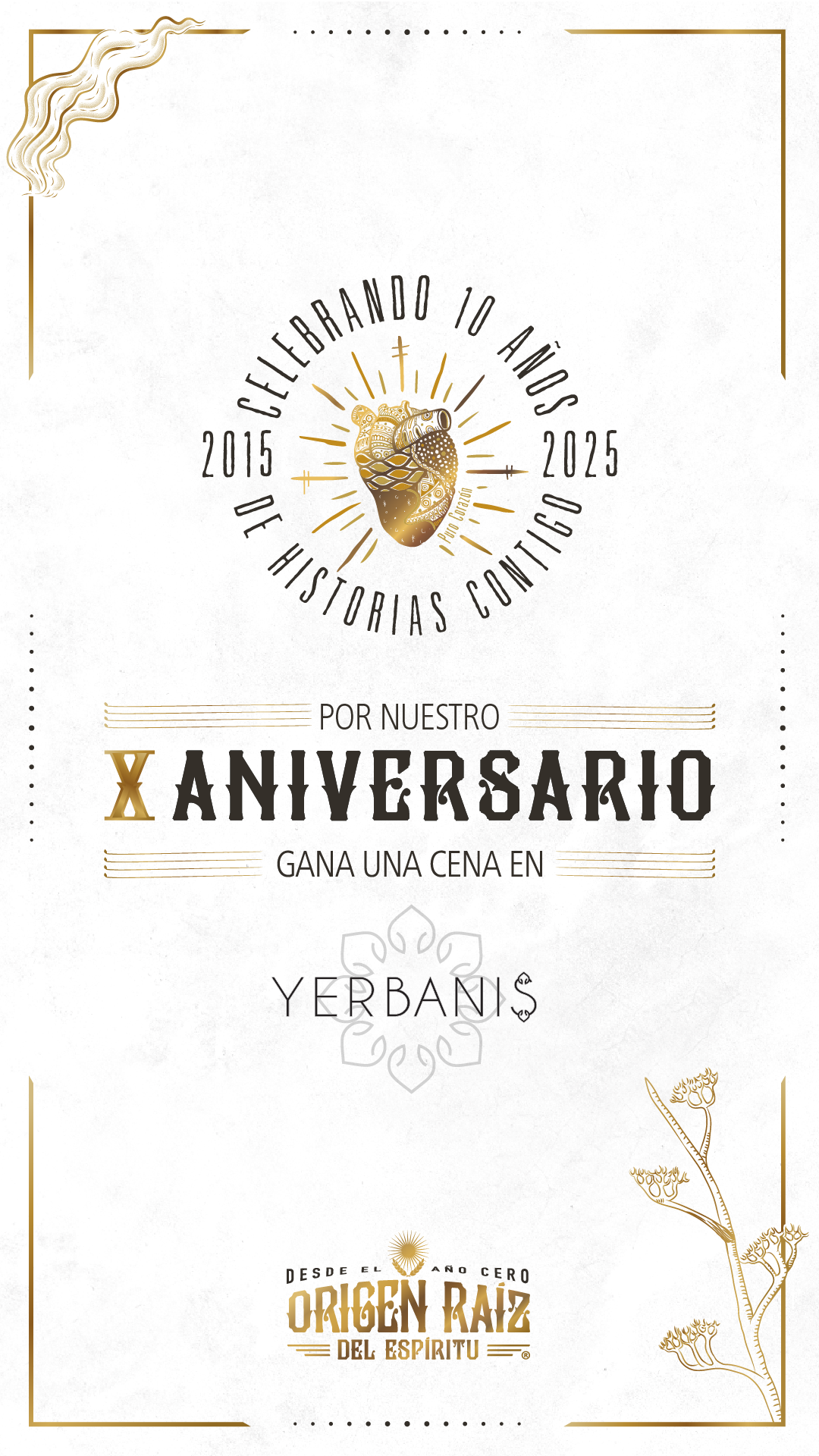 Gran Rifa X Aniversario - Yerbanis
